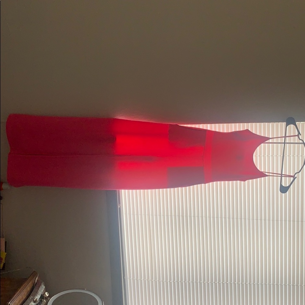 Hot pink jumpsuit